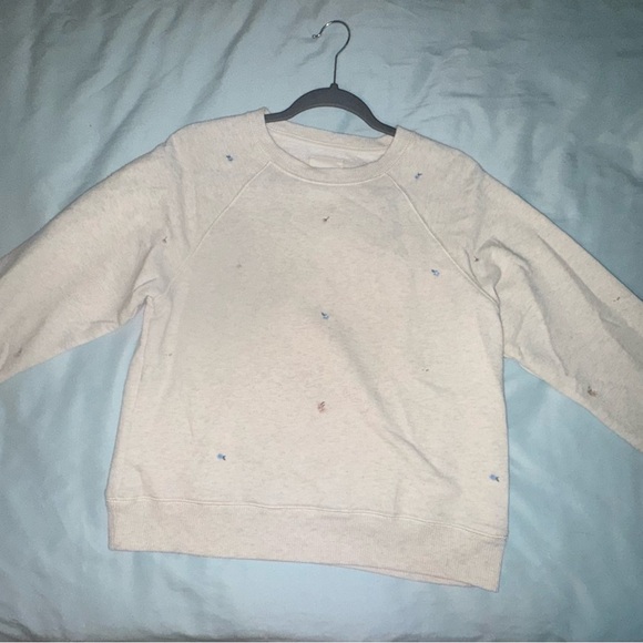 Floral cream sweater barely worn! - Picture 2 of 3